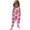 Pink, variant on GPAECEAD Halloween 2024 Fall Girl Pumpkin Ghost Print Overalls Baggy Jumpsuit Spider bat Loose Fit Romper Pants with Pockets Pink
