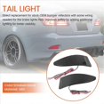 thumbnail image 5 of Rear Bumper Reflector Red LED Tail Brake Stop Light for Lexus Black, 5 of 5