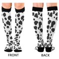 thumbnail image 4 of FORMRS Womens Knee High Socks Casual Long Thick Travel Daily Wear, 2 Pairs, Cow Spots, 4 of 6