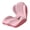 Pink, variant on Ergonomic Waist Support Seat Cushion Memory Foam Pad for Office Chairs, Car Safety Seats Back Support (Dual Gray)