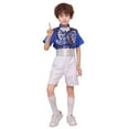 thumbnail image 3 of Toddler Boys Dance Sparkly Dance Short Sleeve Top and Pants Set Dance Outfits Stage Performance Outerwear 3-4 Years, 3 of 4