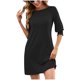 thumbnail image 5 of Sexy Vestidos Cortos de Verano para las Mujeres 2025 Manga Corta Vestido de Línea a con Bolsillos, Playa Casual Primavera Y Verano, 5 of 9