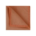 thumbnail image 4 of INSPIRE CHIC Men's Cotton Handkerchiefs Solid Color Pocket Square for Men Chestnut Red One Size, 4 of 4