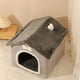 thumbnail image 1 of Lindo perro cama casa cachorro perrera cojín extraíble invierno cálido nido invierno cálido antideslizante inferior gato cama para gatos de interior L Yinane Nido Cama Casa, 1 of 8