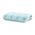 thumbnail image 2 of HOZVOMI Striped Corals Fleece Towel Unisex Household Face Towel Soft and Absorbent Ideal for Bathing and Hair Drying Practical and Decorative Accent for Everyday Use, 2 of 6