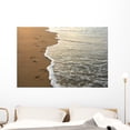 thumbnail image 1 of Footprints Beach Wall Mural by Wallmonkeys Peel and Stick Graphic (48 in W x 32 in H) WM172980, 1 of 4