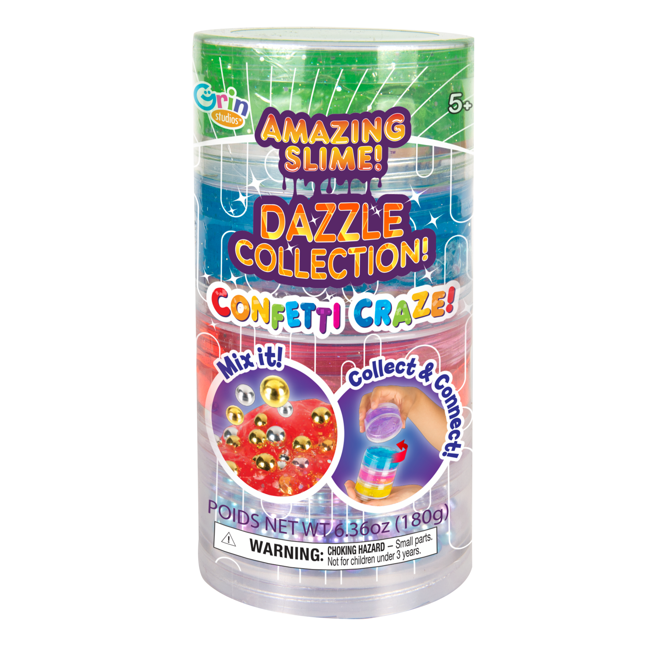 GS DAZZLE SLIME CONFETTI CRAZE 4 ASSORTED