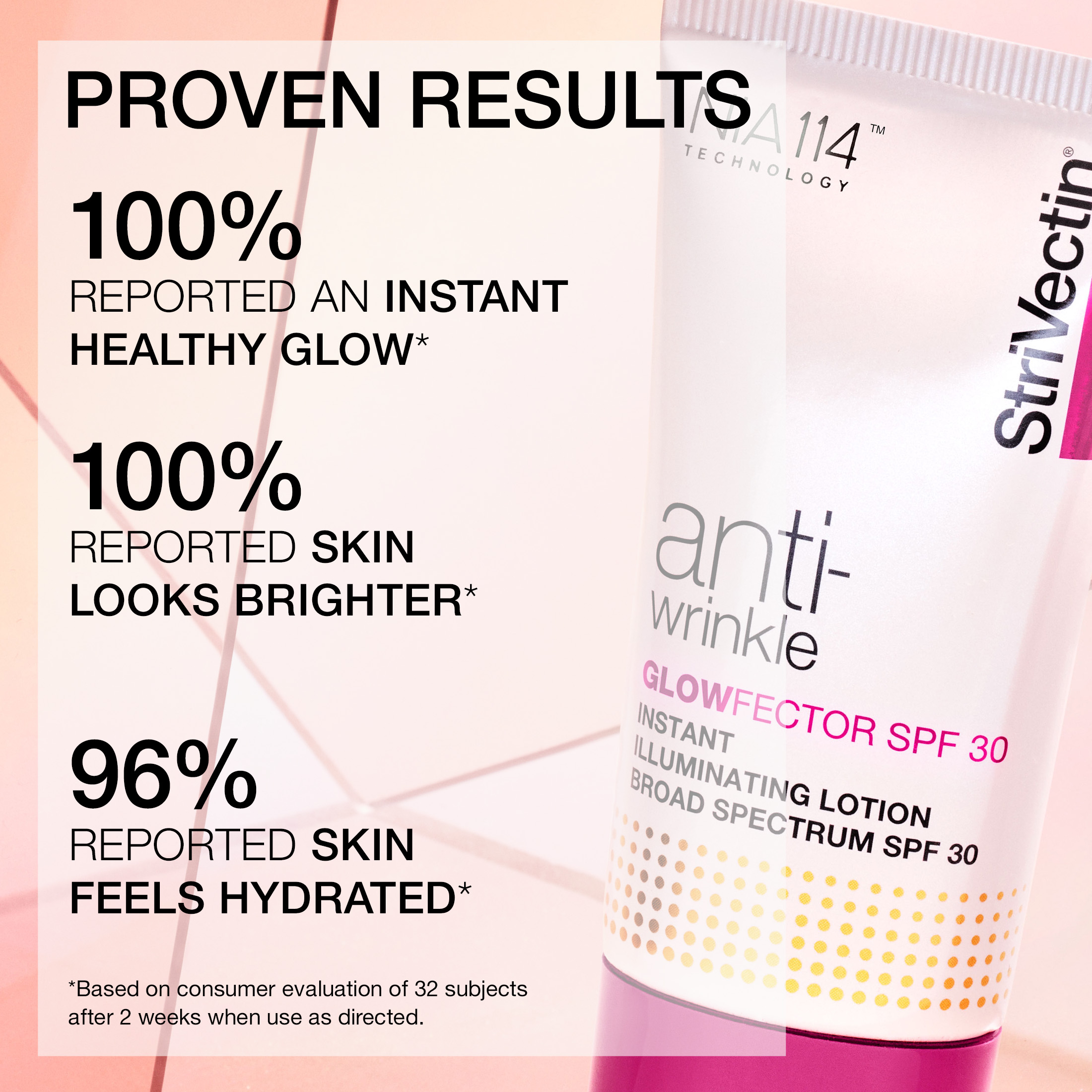 StriVectin Glowfector Instant Illuminating lotion, SPF 30, 1 fl oz