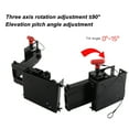 thumbnail image 3 of RV  Wall Mount, Strong Load Bearing Space Saving 15 Tilt Angle Sturdy Structure 40 To 440mm TV Mount Bracket Shockproof With Lock For Yacht, 3 of 8