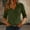 Army Green, variant on ClodeEU Womens Long Sleeve V Neck Shirt ,Classic Fit Dress Shirts Solid Work Office Blouse Light Blue,Womens Plus S
