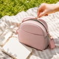 thumbnail image 4 of Insulated Lunch Bag for Women Lunch Bag Women Insulated Waterproof Women's Lunch Bag for Work Pink Crossbody Lunch Bag with Shoulder Strap, 4 of 6