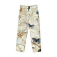 thumbnail image 2 of Fotbe Elegant Butterflies And Pearls Men's Pajama Pants,Sleepwear Pants,Pj Bottoms Drawstring And Pockets-Large, 2 of 7