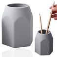thumbnail image 2 of Silicone Pen Holder, Soft Desktop Organizer, Anti Fall Pen Cup, Makeup Brush Storage, Pencil Marker Holder, Easy Clean Stationery Cup, Multi Use Desktop Stand for Home Office Desk Organization, 2 of 5