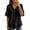 Black, variant on Plus Size Clothes Summer Tops for Women Fashion Clothing Oversized Tshirts Shirts Blouses Blue M