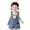 czb# Blue363, variant on CUZIBR Girls Kids Baby Outfits Easter Cute Rabbit Denim Jumpsuit Overall Solid Color Vintage Classic Front Embroidery Pockets Wide Leg Short Suspender Trousers Trendy Clothes,Blue,12-18 Months