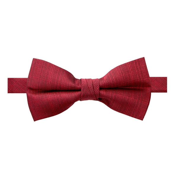 Spring Notion Men's Leather Texture Woven Bow Tie - Walmart.com