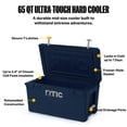 thumbnail image 2 of RTIC Ultra-Tough 65 Qt Hard-Sided Ice Chest Cooler, Fits 84 Cans, Navy, 2 of 8