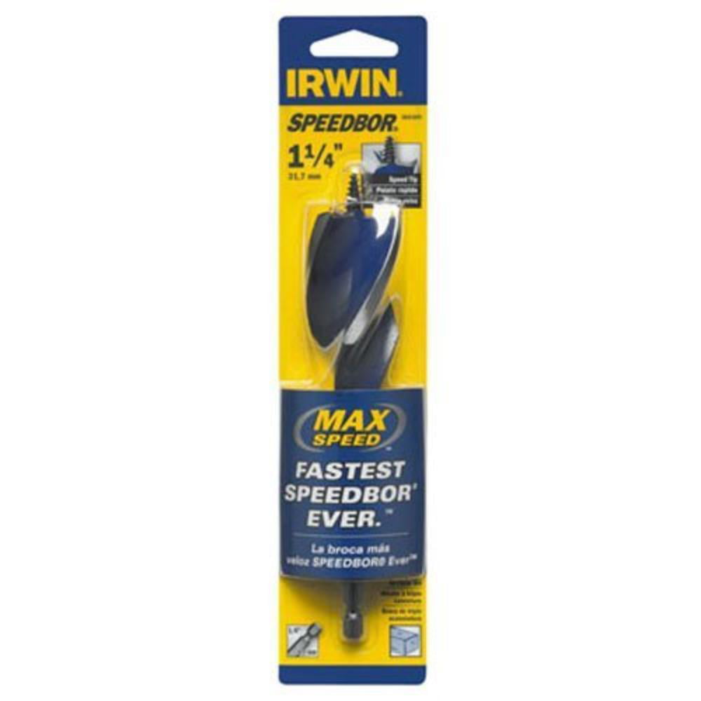 Irwin 3041009 Speedbor Max 1-1/4-Inch by 6-Inch Self Feeding Spade Bit 