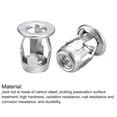 thumbnail image 4 of Unique Bargains M8 Jack Nuts, 10 Pack Threaded Insert Nut 304 Stainless Steel Rivet Nuts, 21mm Length, 4 of 5
