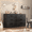Black, variant on Meteorleg 6 Drawer Double Dresser,47.3'' Wide Chest of Drawers with Metal Handles,Storage Cabinet for Bedroom,Oak