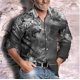 thumbnail image 1 of Camisa geométrica para hombre, suave y cómoda para uso diario, elegante camisa de manga larga a cuadros, camisa de gran tamaño de alta calidad XS-6XL, 1 of 6