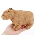 thumbnail image 3 of 6" Capybara Plush Stuffed Animal Doll Soft Toy, 3 of 5