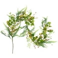 thumbnail image 5 of Northlight Berry and Crabapple Fern Foliage Spring Garland - 5', 5 of 5