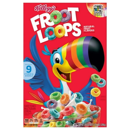 Kellogg's Froot Loops Original Cold Breakfast Cereal - 10.1 oz- Pack of 2