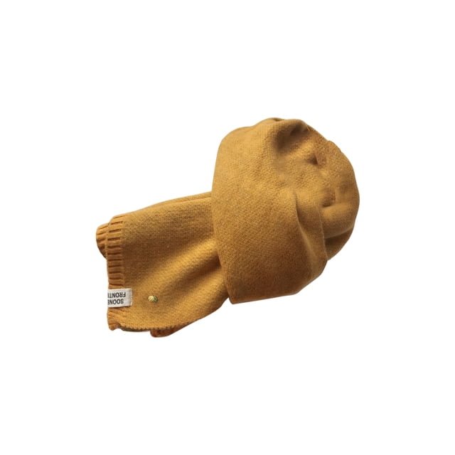 Guardurnaity Bufanda de mujer Color sólido hilo tejido hombro cuello envolturas chal ropa cálida decoración moda plegable viaje Ropa, zapatos y accesorios Miscelánea Amarillo