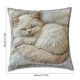 thumbnail image 3 of Cats Pillow Cover Cute Pet Pillow Bedroom Home Sofa Decorative Cushion Cover, 3 of 6
