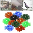 thumbnail image 3 of Anillos para patas de pájaros,Anillos para patas de pájaros Clip en bandas plásticas para patas de palomas,Herramienta de identificación de animales para identificar aves de, 3 of 10