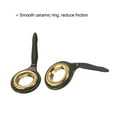 thumbnail image 4 of 3.7mm Iron Fishing Rod Guide Repair Kit Eyelet Replacement, Black 8 Pack, 4 of 6