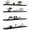 Black, variant on 36 Inch Wood Floating Shelves for Wall, Wooden Wall Shelves for Bedroom, Set of 4 Brown