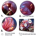 thumbnail image 3 of Designart "Urban Oasis In Graffiti Rhododendron I" Rhododendron Floater Framed Wall Decor, 3 of 5