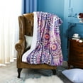 thumbnail image 5 of NTBAY Flannel Fleece Throw Blanket, Colorful Printed Fuzzy Soft Blanket, 50"X60", Mandala, 5 of 5