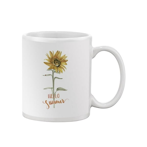 Hello Summer Sunflower Mug - Jennifer Paxton Parker Designs,