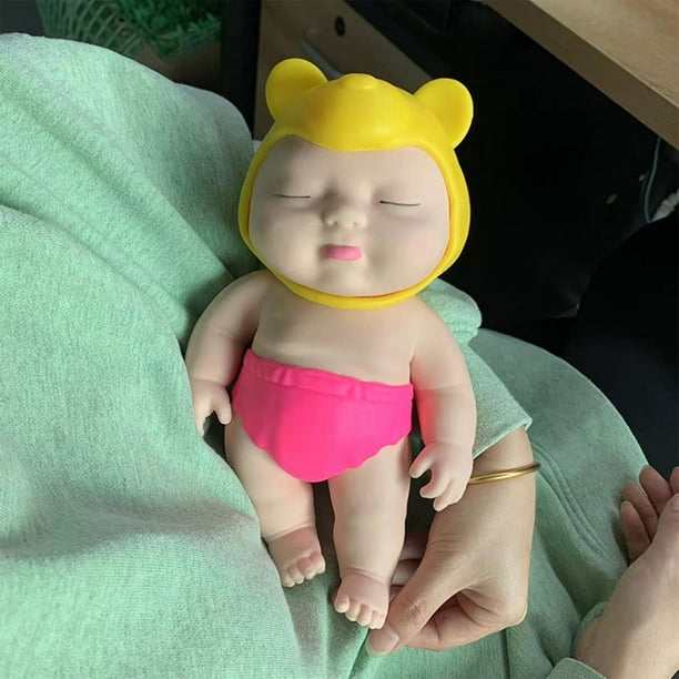 Juguetes de piscina, juguetes para bebés, juguetes para niños pequeños, juguetes para aliviar el estrés, muñecas elásticas suaves y relajantes.