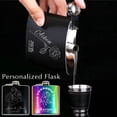 thumbnail image 4 of Personalized Flask 6/8oz Customized Flask Stainless Steel Hip Flask for Men, 4 of 8