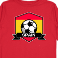 thumbnail image 4 of Inktastic Soccer Spain Flag Banner Boys or Girls Long Sleeve Toddler T-Shirt, 4 of 5