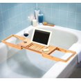 thumbnail image 1 of LEGENDARY-YES Étagère de Baignoire en Bambou Support de Lecture Extensible, 1 of 10