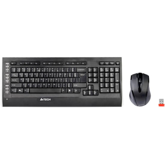 A4Tech Wireless Multimedia Keyboard and Mouse Via Ergoguys Walmart