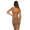 thumbnail image 2 of KOMOO Women' Plus Hollow Out Dress Sleeveless Solid Color Slim Dress Summer Spaghetti Strap dress, 2 of 5