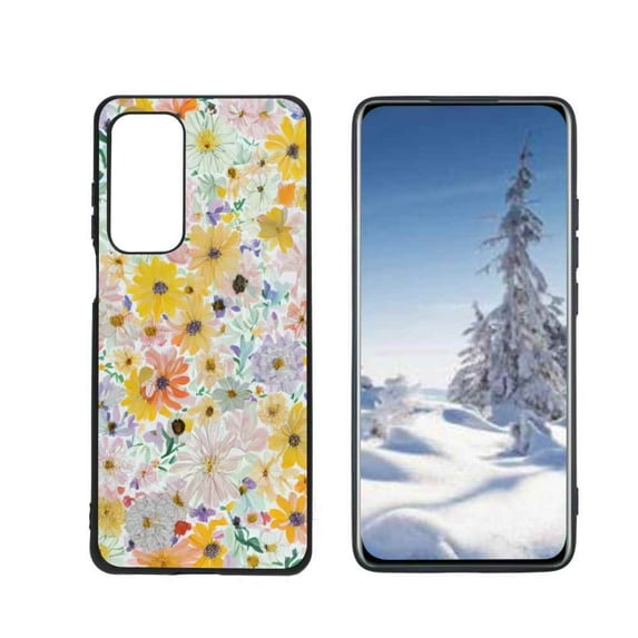 Flowers-344 Phone Case, Degined for Motorola MOTO Edge 2021 Case Men Women, Flexible Silicone Shockproof Case for Motorola MOTO Edge 2021