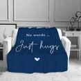 thumbnail image 2 of Get Well Soon Gifts for Women Men Hug Blanket Warm Friendship Thinking of You Gifts Encouragement Gifts for Men Sympathy Gift Love Blanket Blue '', 2 of 7