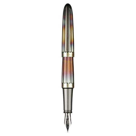 Diplomat D40309021 Aero Flame Aluminum Fountain Pen, Extra Fine