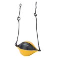thumbnail image 2 of Pelota de boxeo inflable de doble extremo para colgar, rebote rápido, equipo de entrenamiento de boxeo, color negro y amarillo., 2 of 10