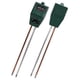 thumbnail image 1 of Medidor de pH del suelo, MS02 3 en 1 Probador de humedad/luz/pH del suelo Kits de herramientas para el cuidado de plantas de jardinería, ideal para jardín, césped, granja, interior y exterior (verde), 1 of 5