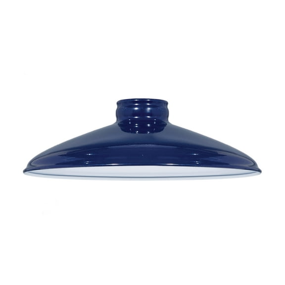 B&P Lamp® 10" Industrial Style Metal Lampshade (Blue)
