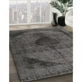 thumbnail image 3 of Ahgly Company Machine Washable Indoor Round Traditional Gray Area Rugs, 3' Round, 3 of 7