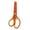 Orange, variant on RZDLIZJ 1Pcs Stainless Steel Precision Scissors with Built-In Ruler,Razor-Sharp Multipurpose Shears for Crafts,Sewing,Fabric,Paper,Cardstock&DIY Cutting,Ergonomic Non-Slip Grip,5.75 Inch